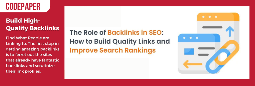 Build High-Quality Backlinks