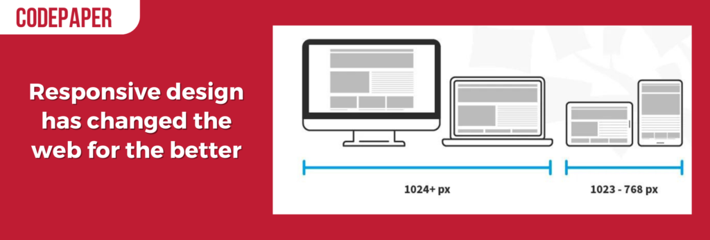 Responsive design has changed the web for the better